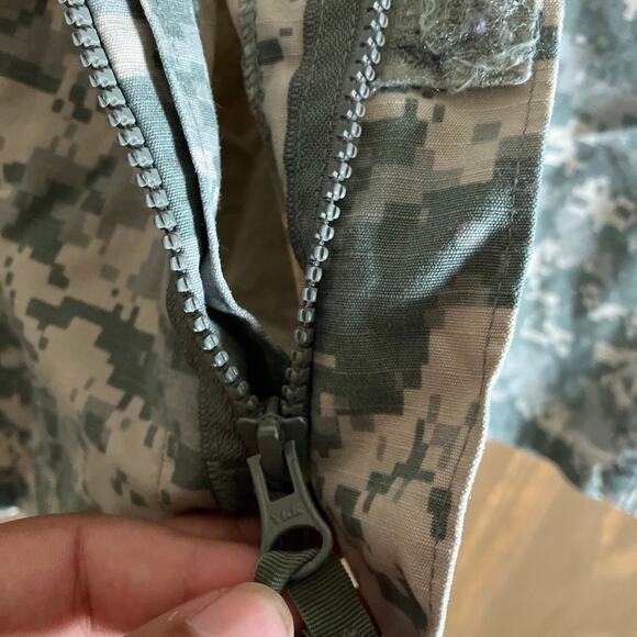 Military Army Combat Mens Coat Green Camouflage Uniform Digicam Medium Regular - Picture 12 of 13